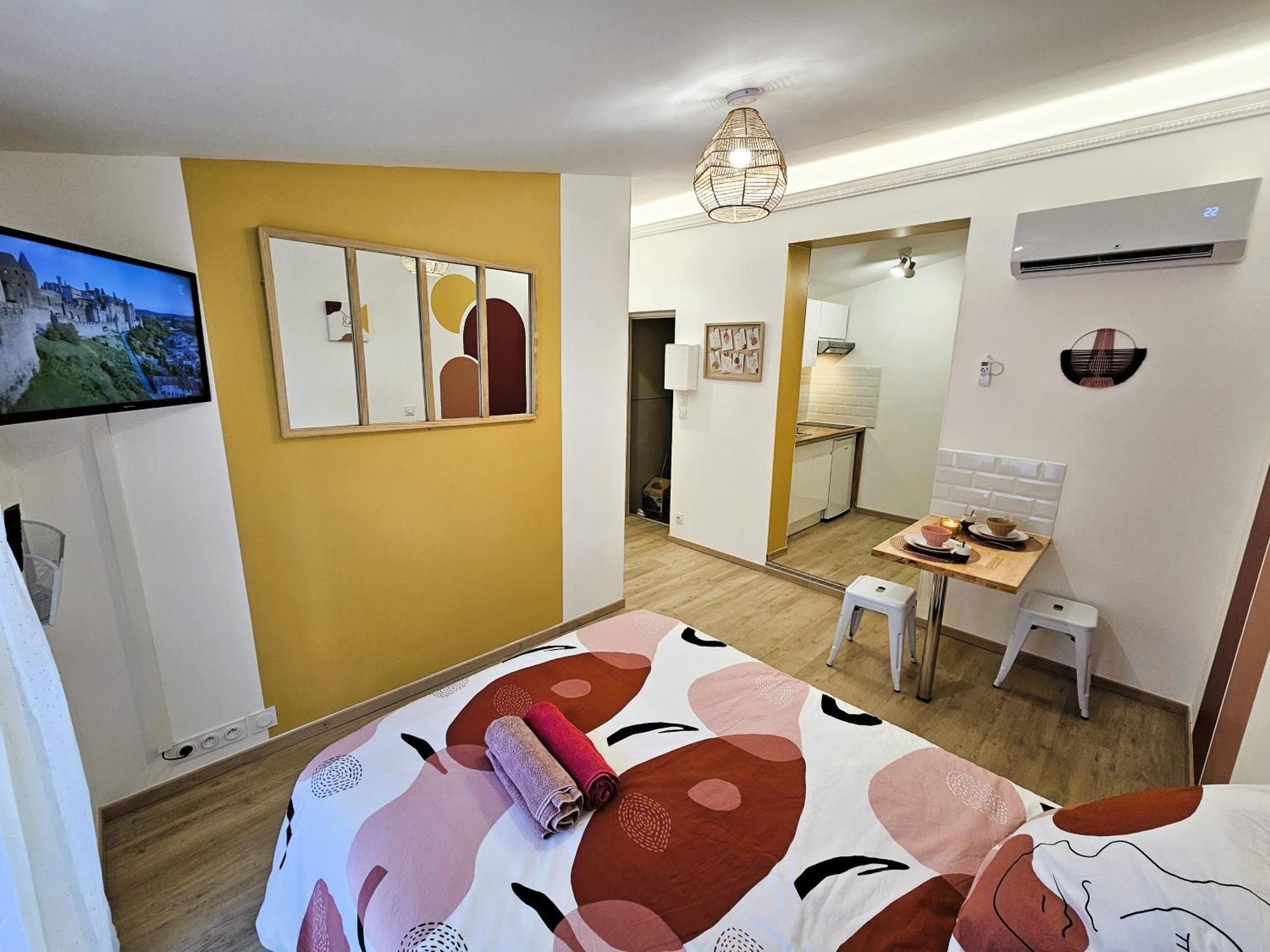 Tout Confort ! Centre-Ville, Climatisation, Parking, Wifi, Calme, Tv Carcassonne Eksteriør billede